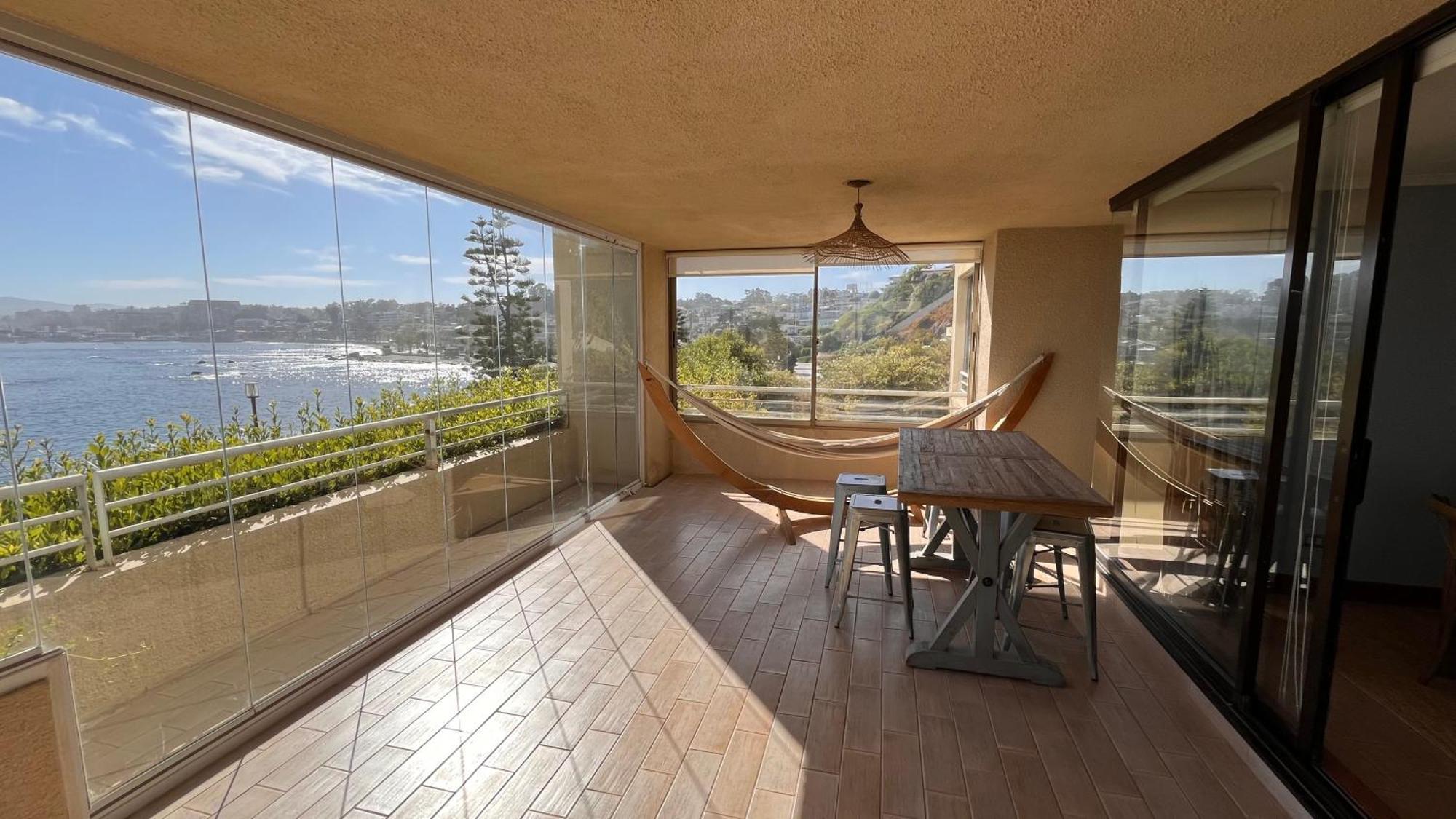 Punta Fraile Hamaca Frente Mar, 140 M2, Amplias Areas Verdes, Piscina, Hamaca, Tranquilidad Algarrobo