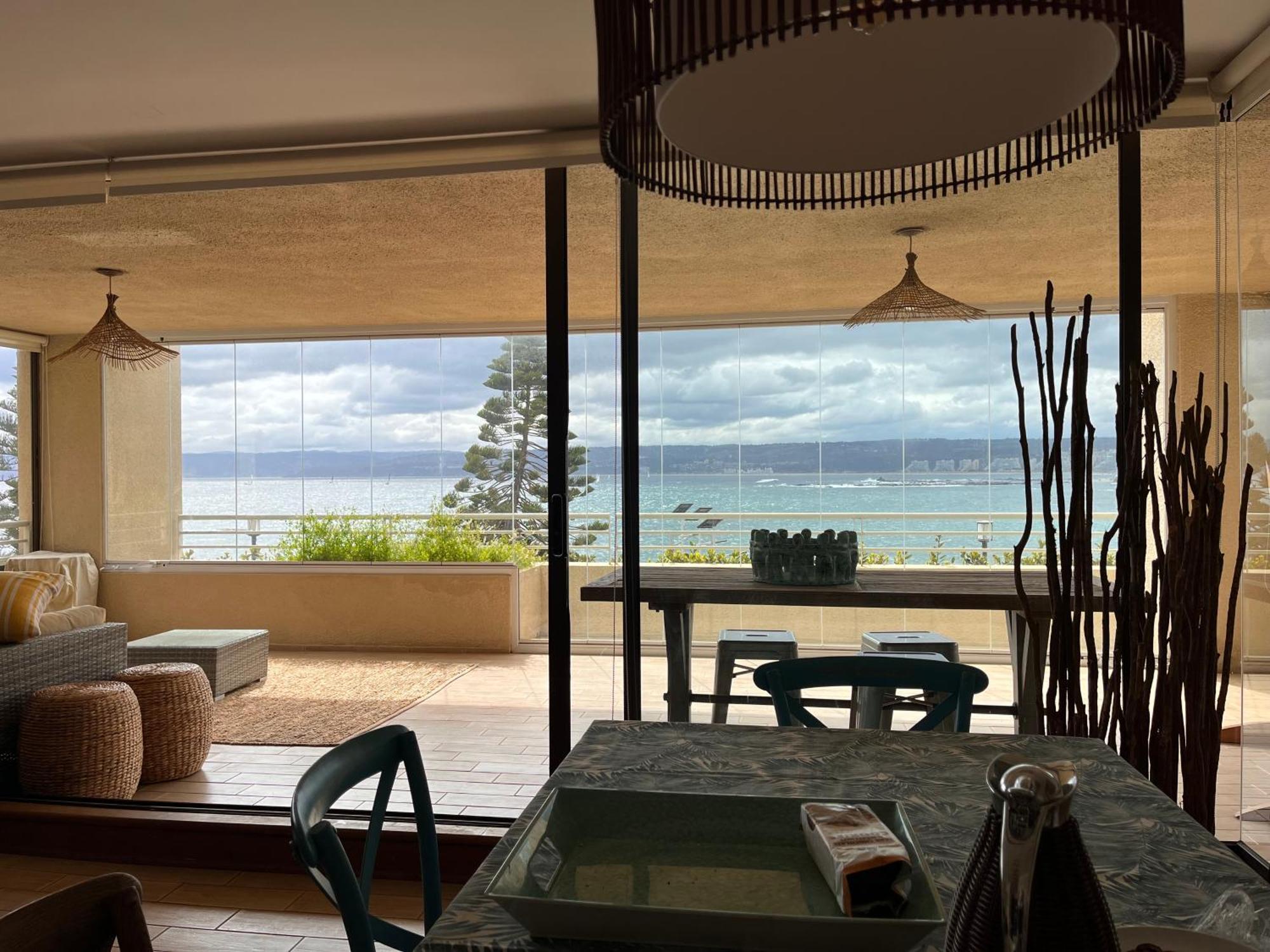 Apartamento Punta Fraile Hamaca Frente Mar, 140 M2, Amplias Areas Verdes, Piscina, Hamaca, Tranquilidad Algarrobo